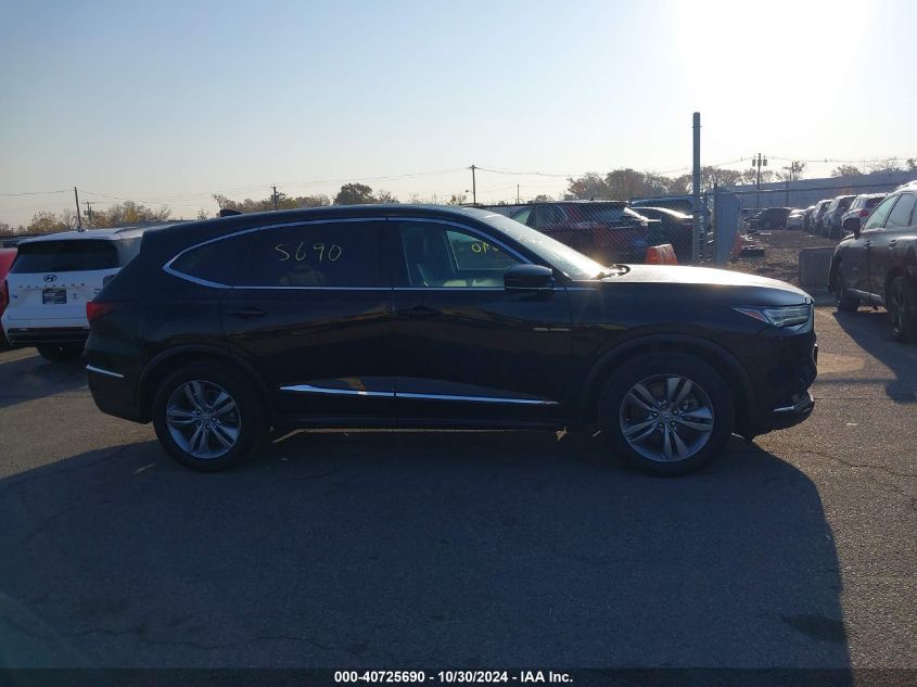 2022 Acura Mdx VIN: 5J8YE1H33NL008710 Lot: 40725690