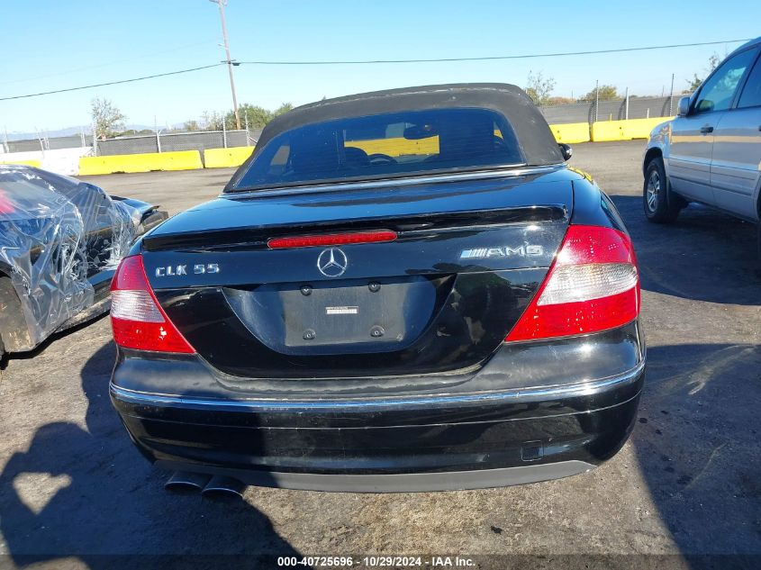 2006 Mercedes-Benz Clk 55 Amg VIN: WDBTK76G36T063250 Lot: 40725696