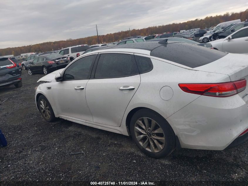 2018 Kia Optima Ex VIN: 5XXGU4L30JG206693 Lot: 40725748