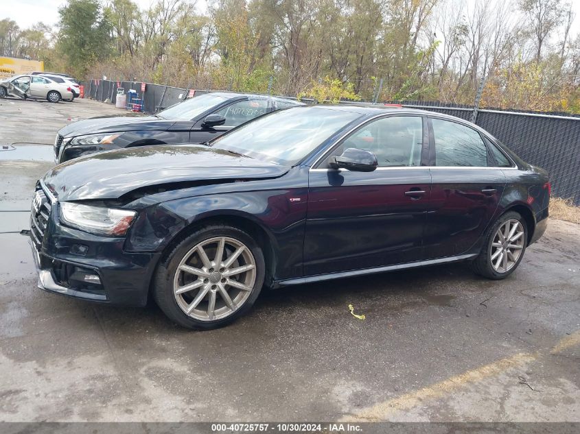 2016 Audi A4 2.0T Premium VIN: WAUBFAFL5GN011181 Lot: 40725757