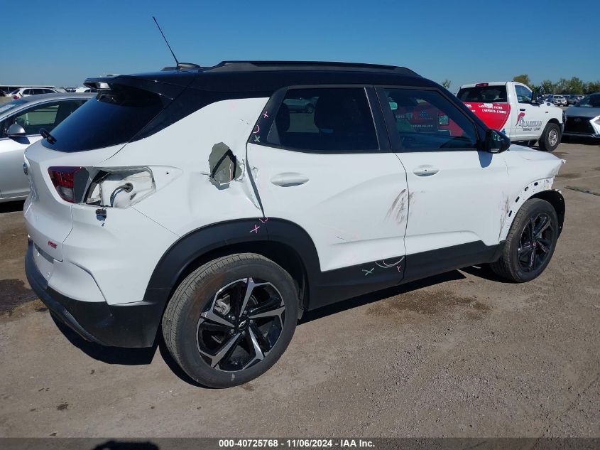 2021 Chevrolet Trailblazer Fwd Rs VIN: KL79MTSLXMB085361 Lot: 40725768