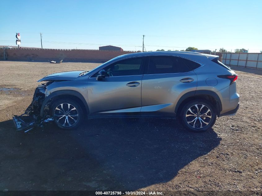 2017 Lexus Nx 200T F Sport VIN: JTJBARBZ3H2116506 Lot: 40725798