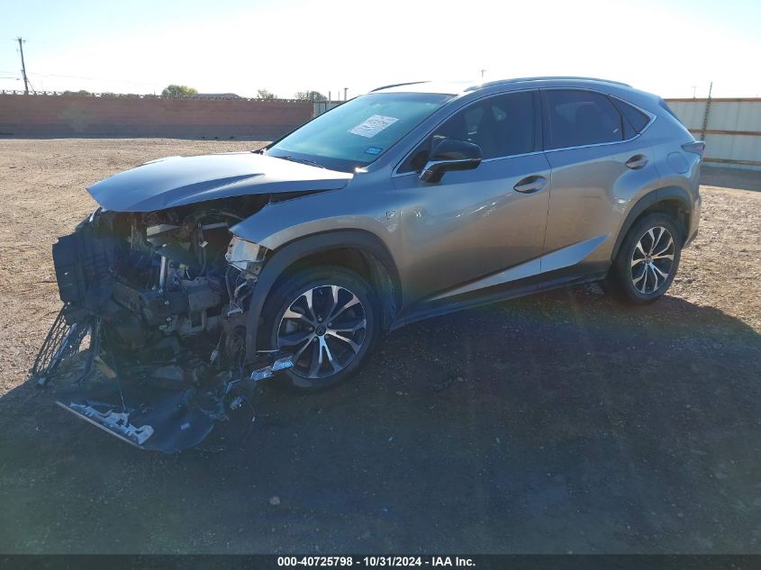 VIN JTJBARBZ3H2116506 2017 Lexus NX, 200T F Sport no.2