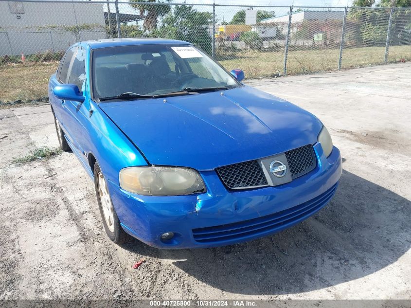 2005 Nissan Sentra Se-R VIN: 3N1AB51D65L518107 Lot: 40725800