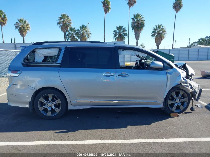 2015 Toyota Sienna Sport VIN: 5TDXK3DC0FS621985 Lot: 40725802