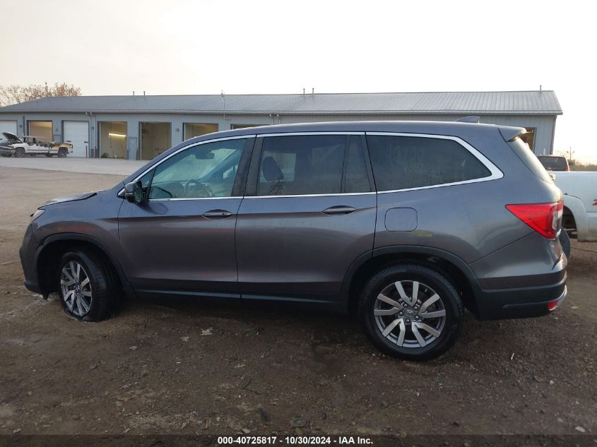 2020 Honda Pilot 2Wd Ex-L VIN: 5FNYF5H55LB007207 Lot: 40725817