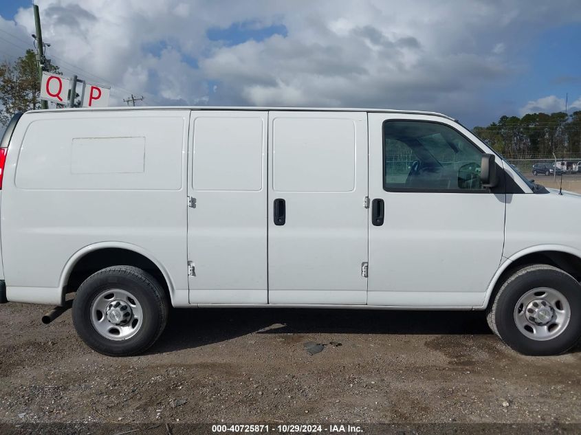 2020 Chevrolet Express Cargo Rwd 2500 Regular Wheelbase Wt VIN: 1GCWGAFGXL1225685 Lot: 40725871