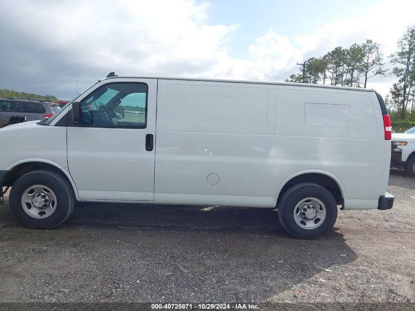 2020 Chevrolet Express Cargo Rwd 2500 Regular Wheelbase Wt VIN: 1GCWGAFGXL1225685 Lot: 40725871