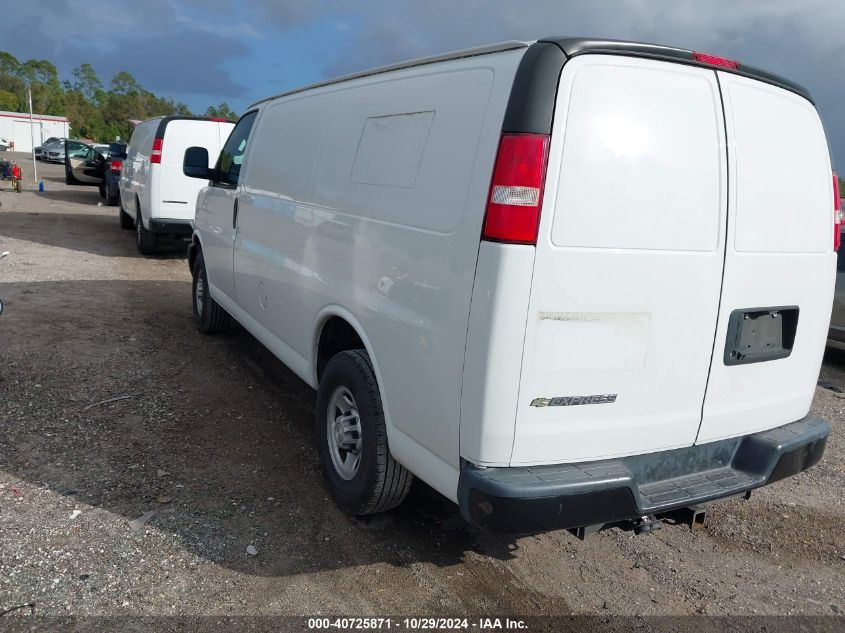 2020 Chevrolet Express Cargo Rwd 2500 Regular Wheelbase Wt VIN: 1GCWGAFGXL1225685 Lot: 40725871