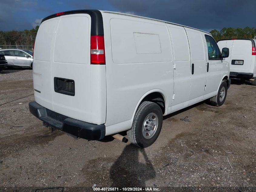 2020 Chevrolet Express Cargo Rwd 2500 Regular Wheelbase Wt VIN: 1GCWGAFGXL1225685 Lot: 40725871