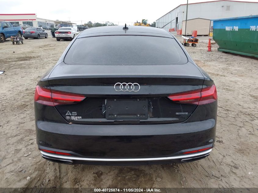 2020 Audi A5 Sportback Premium 45 Tfsi Quattro S Tronic VIN: WAUANCF55LA007600 Lot: 40725874