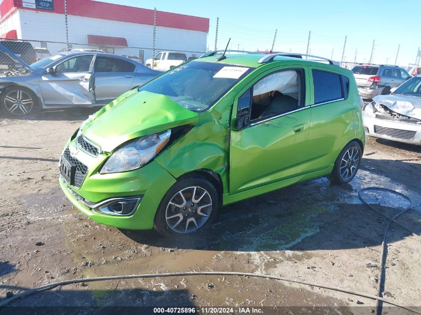 VIN KL8CF6S95EC496986 2014 CHEVROLET SPARK no.2