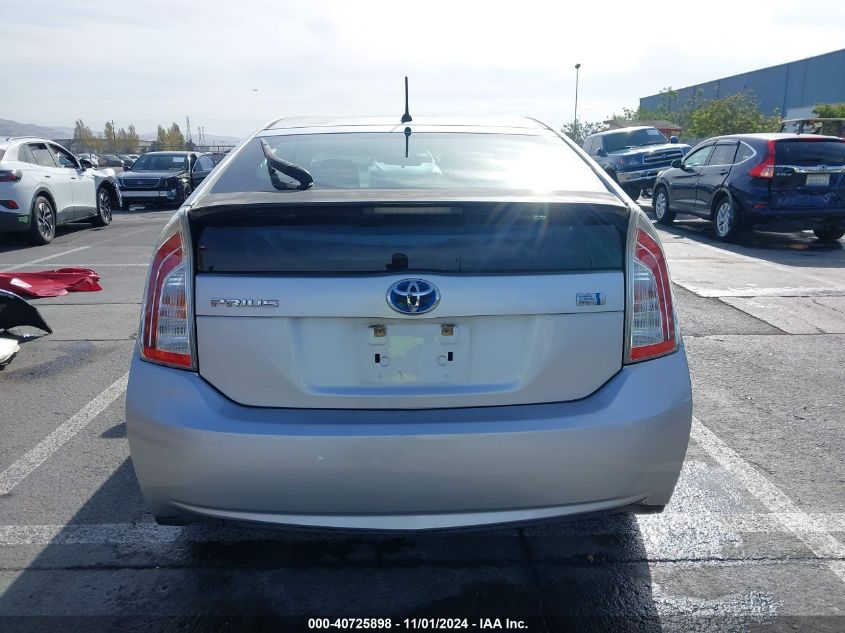 2012 Toyota Prius Two VIN: JTDKN3DU5C1498557 Lot: 40725898