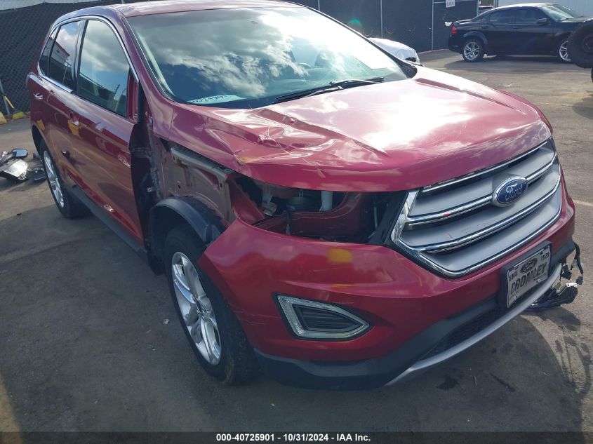 2017 Ford Edge Titanium VIN: 2FMPK3K89HBC07327 Lot: 40725901