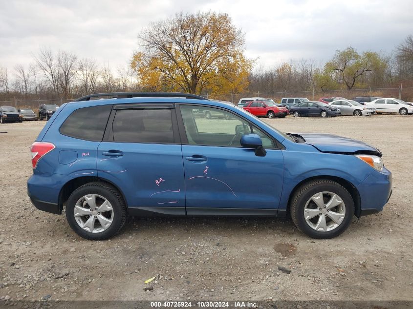 2015 Subaru Forester 2.5I Premium VIN: JF2SJADC0FH433913 Lot: 40725924