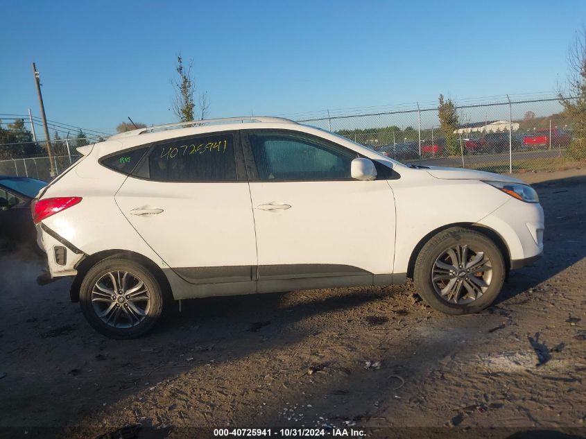 2015 Hyundai Tucson Se VIN: KM8JUCAG3FU102038 Lot: 40725941