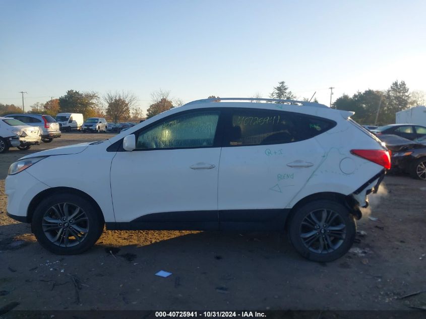 2015 Hyundai Tucson Se VIN: KM8JUCAG3FU102038 Lot: 40725941