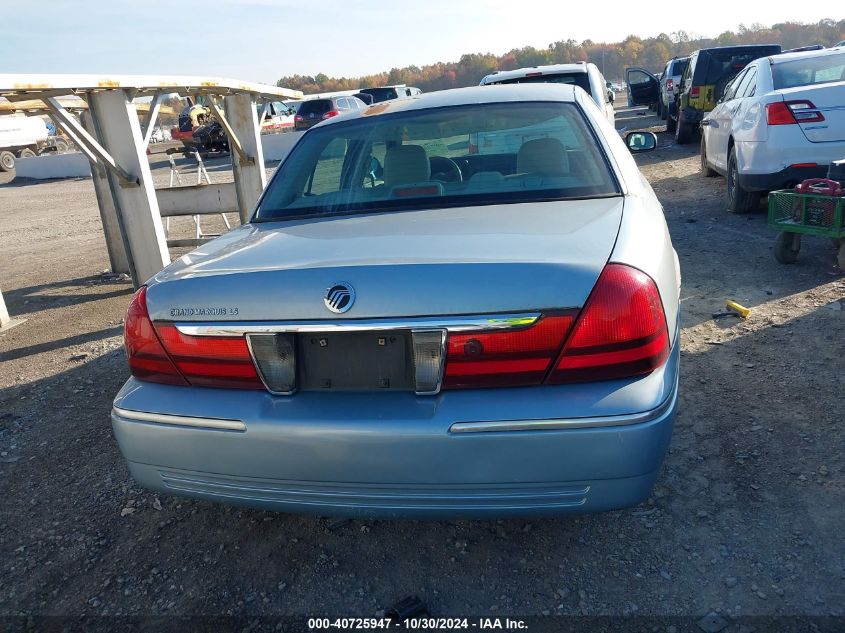 2004 Mercury Grand Marquis Ls/Ls Premium VIN: 2MEFM75W84X69773 Lot: 40725947