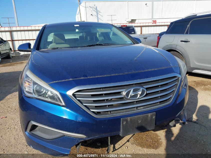 2017 Hyundai Sonata Se VIN: 5NPE24AFXHH489757 Lot: 40725971