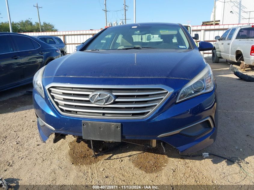 2017 Hyundai Sonata Se VIN: 5NPE24AFXHH489757 Lot: 40725971