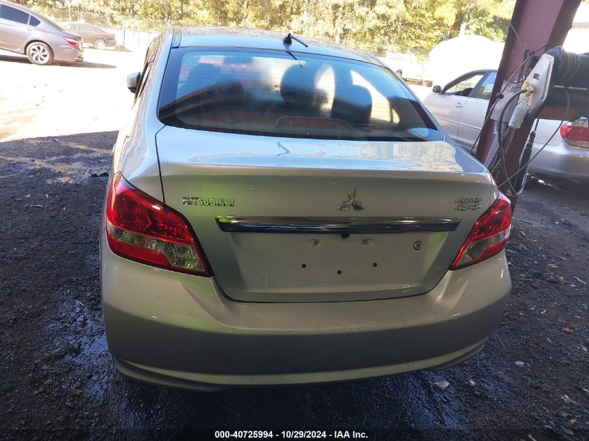 2019 Mitsubishi Mirage G4 Es VIN: ML32F3FJ5KHF00934 Lot: 40725994