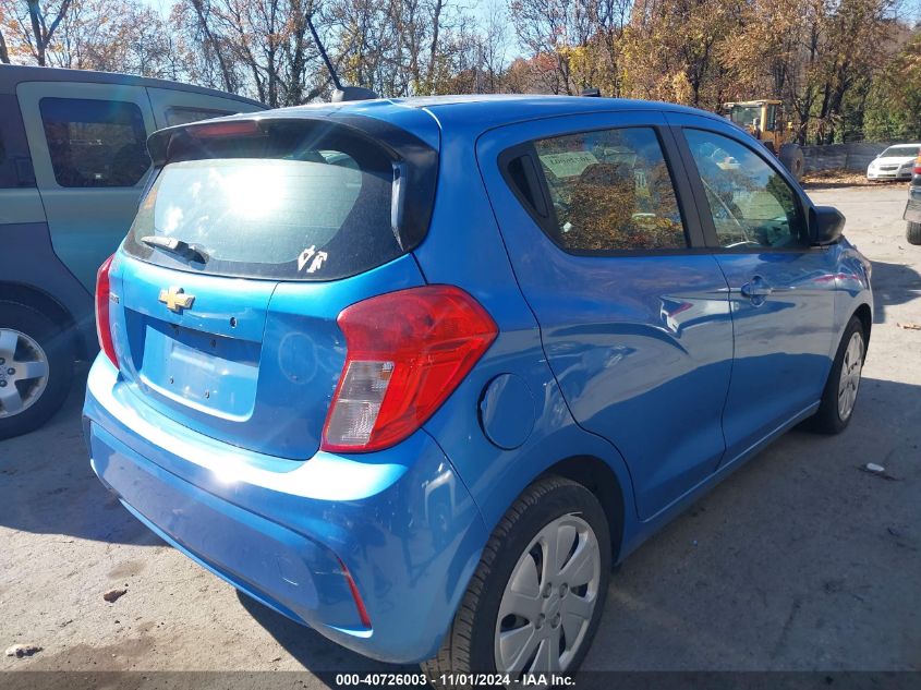 2017 Chevrolet Spark Ls Cvt VIN: KL8CB6SA0HC732700 Lot: 40726003