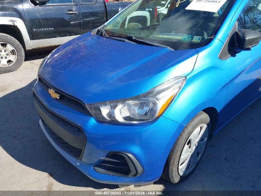 2017 Chevrolet Spark Ls Cvt VIN: KL8CB6SA0HC732700 Lot: 40726003