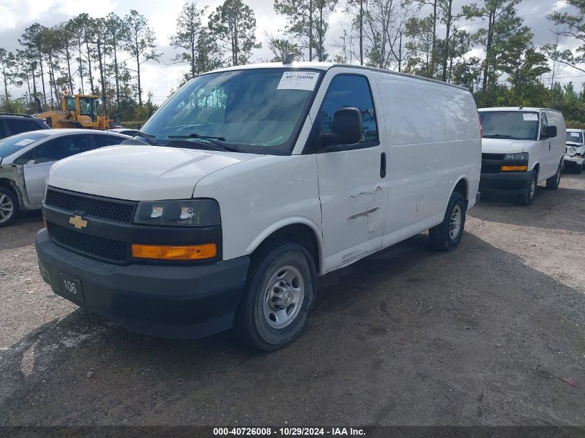 2020 Chevrolet Express Cargo Rwd 2500 Regular Wheelbase Wt VIN: 1GCWGAFG1L1225753 Lot: 40726008