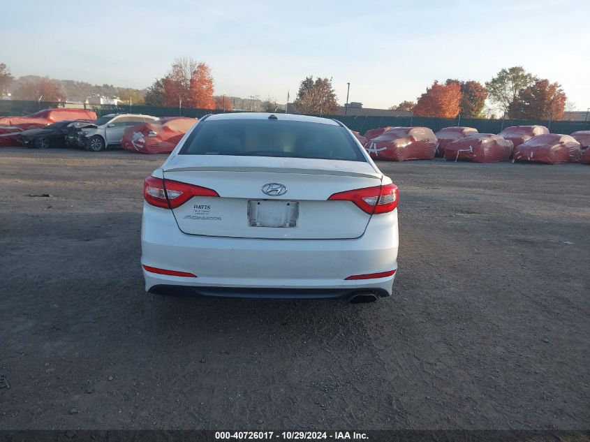 2016 Hyundai Sonata Se VIN: 5NPE24AF7GH358493 Lot: 40726017