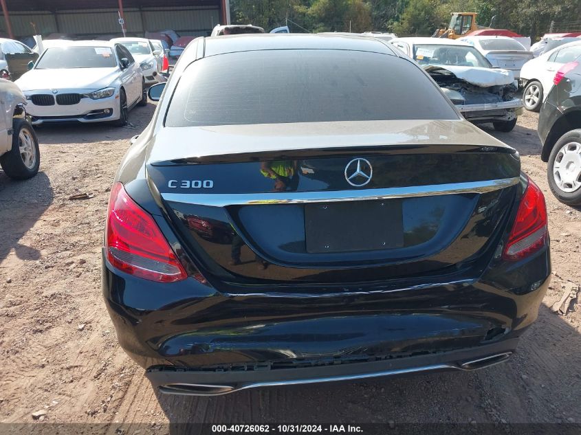 2018 Mercedes-Benz C 300 VIN: WDDWF4JBXJR387000 Lot: 40726062