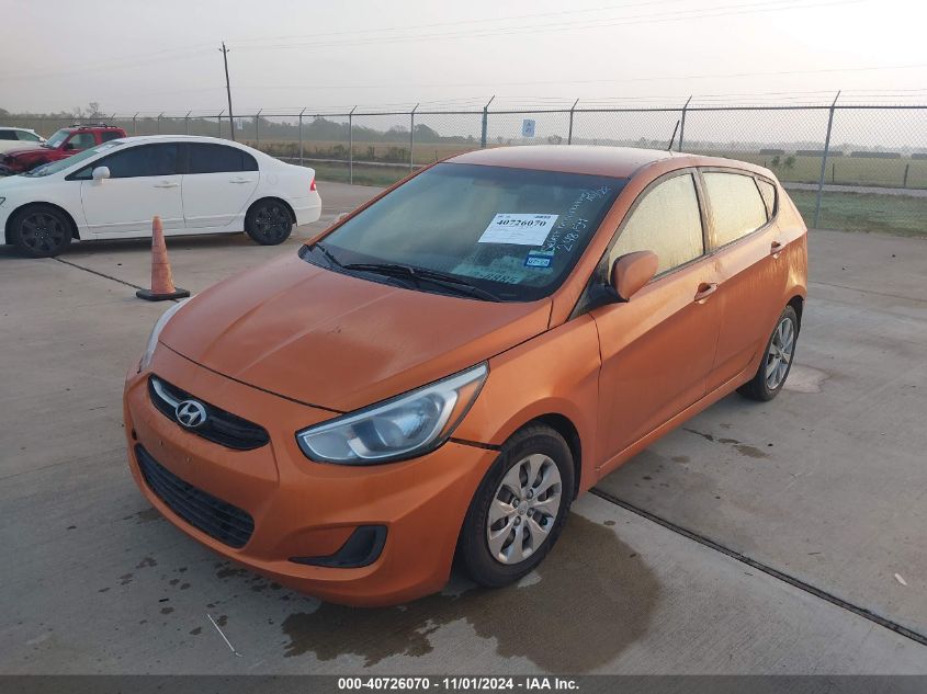 2016 Hyundai Accent Se VIN: KMHCT5AE0GU248159 Lot: 40726070