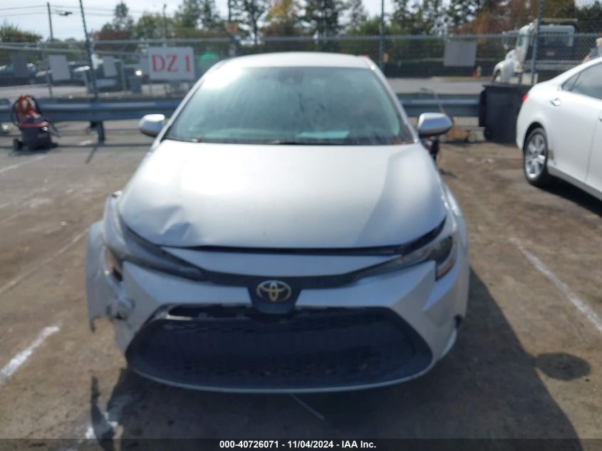 2022 Toyota Corolla Le VIN: 5YFEPMAE3NP385764 Lot: 40726071