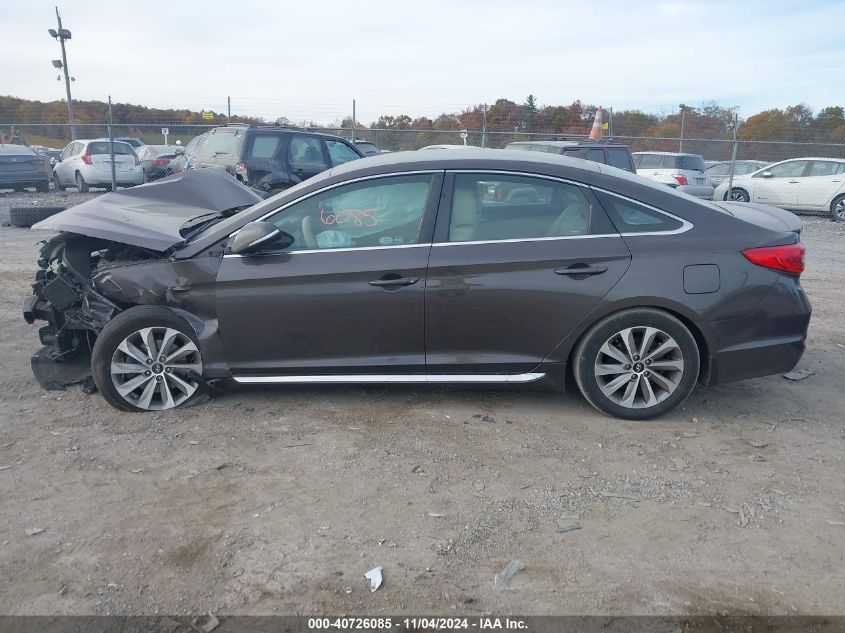 2017 Hyundai Sonata Sport VIN: 5NPE34AF8HH481525 Lot: 40726085