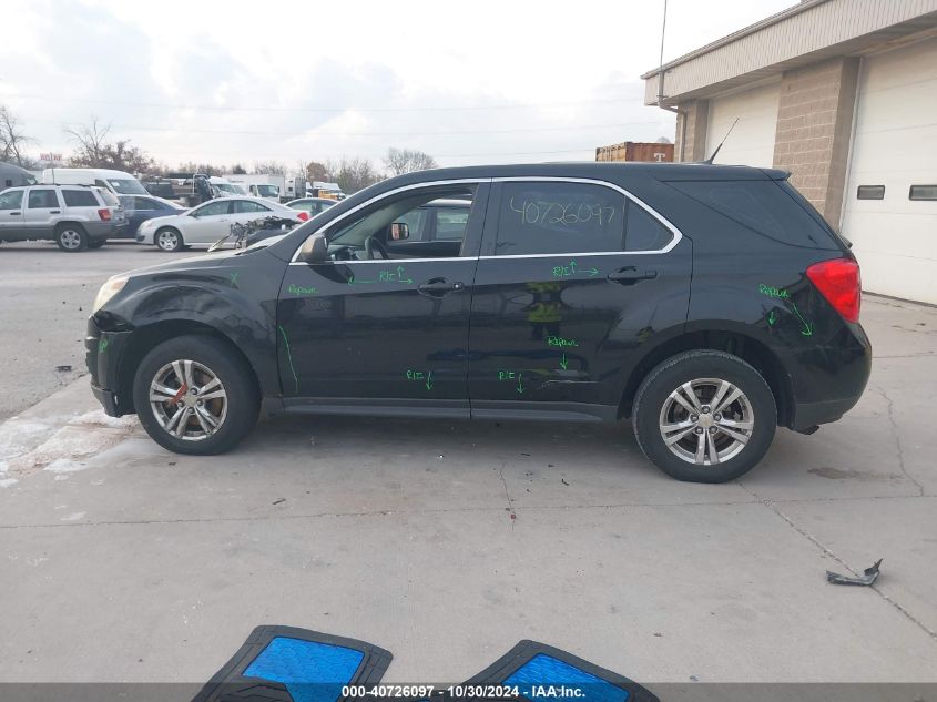 2011 Chevrolet Equinox Ls VIN: 2CNALBEC3B1333404 Lot: 40726097