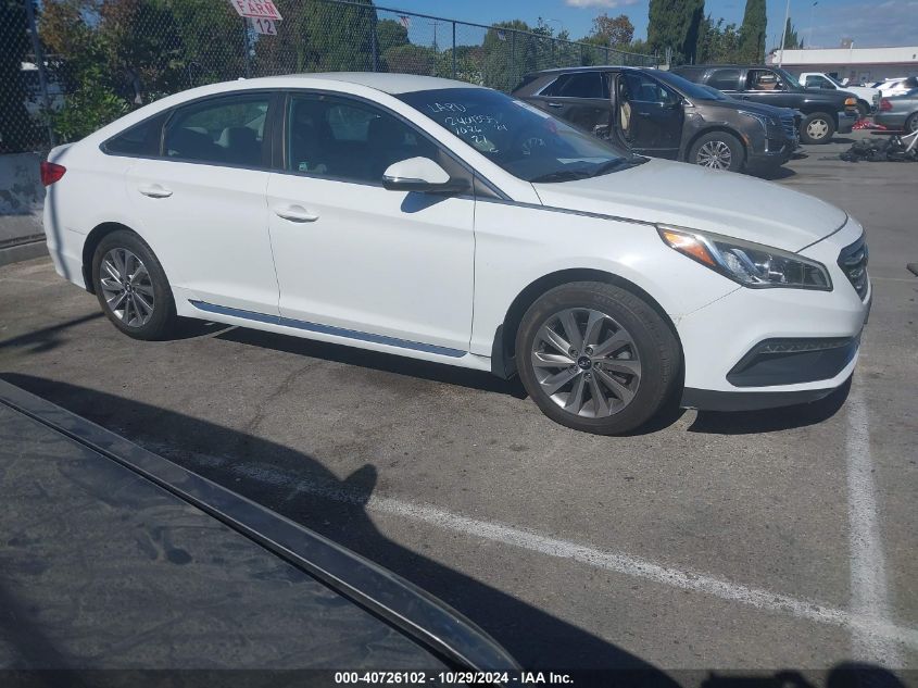 2015 Hyundai Sonata Sport VIN: 5NPE34AF5FH257481 Lot: 40726102