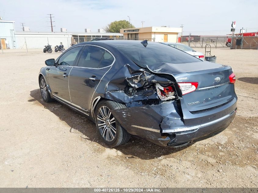 VIN KNALN4D70E5128128 2014 KIA CADENZA no.3