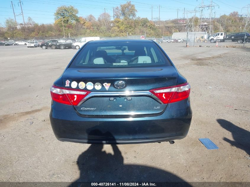 2016 Toyota Camry Le VIN: 4T4BF1FK7GR566862 Lot: 40726141