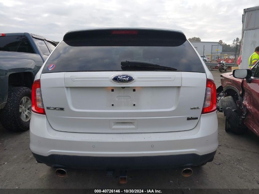 2013 Ford Edge Sel VIN: 2FMDK3JCXDBB49571 Lot: 40726146