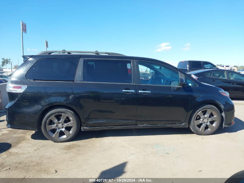 2016 Toyota Sienna Se 8 Passenger VIN: 5TDXK3DC6GS717637 Lot: 40726167