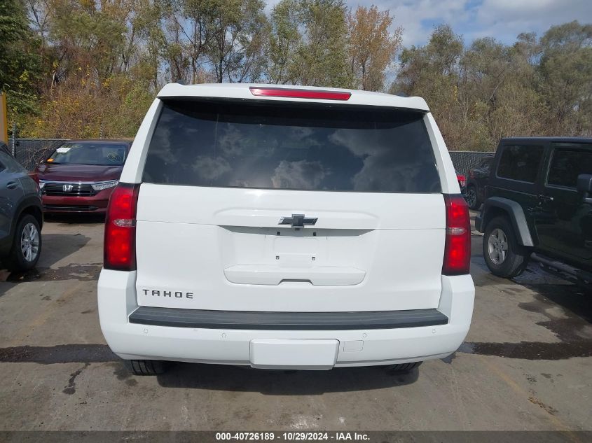 2018 Chevrolet Tahoe Lt VIN: 1GNSKBKC1JR279503 Lot: 40726189