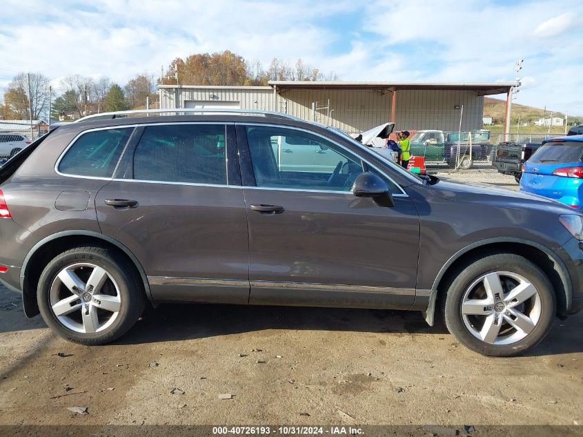 2013 Volkswagen Touareg Vr6 Lux VIN: WVGEF9BP4DD005702 Lot: 40726193