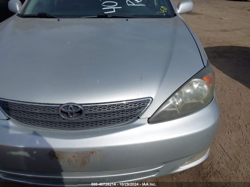 2002 Toyota Camry Se VIN: JTDBE32K620117076 Lot: 40726214