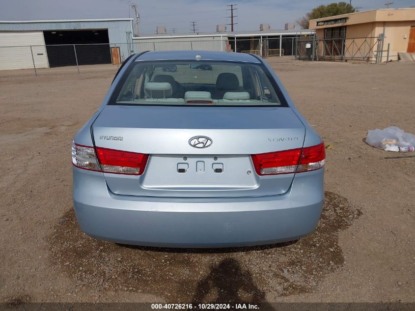 2008 Hyundai Sonata Gls VIN: 5NPET46C68H340211 Lot: 40726216