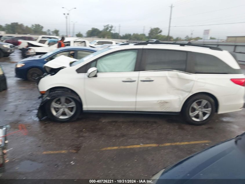 2018 Honda Odyssey Ex-L VIN: 5FNRL6H74JB055928 Lot: 40726221