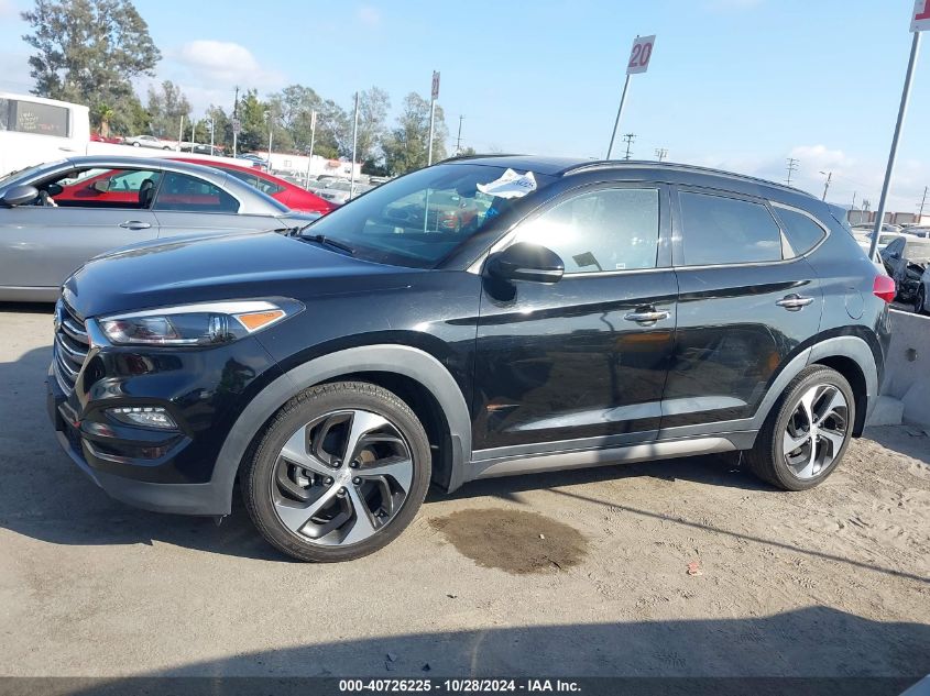 2016 Hyundai Tucson Limited VIN: KM8J33A2XGU260384 Lot: 40726225