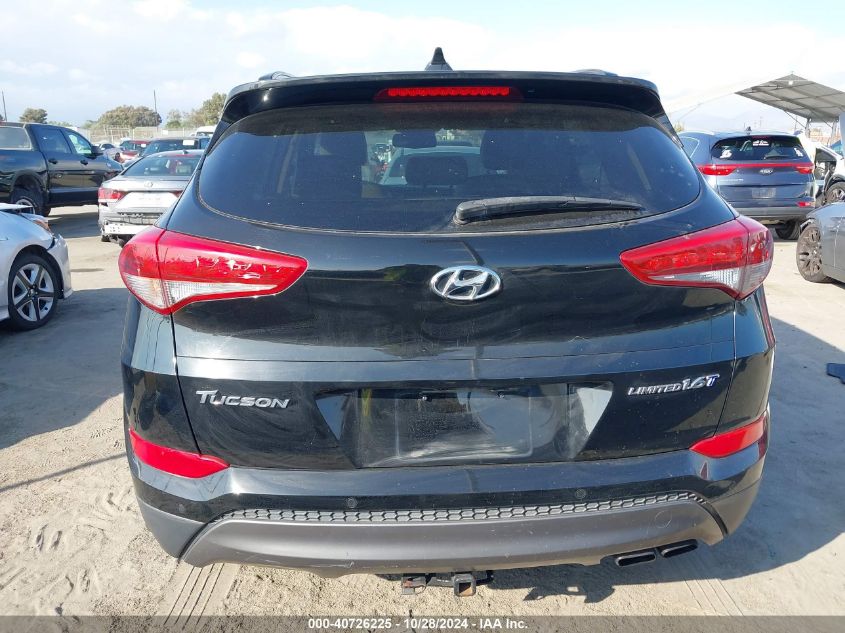 2016 Hyundai Tucson Limited VIN: KM8J33A2XGU260384 Lot: 40726225