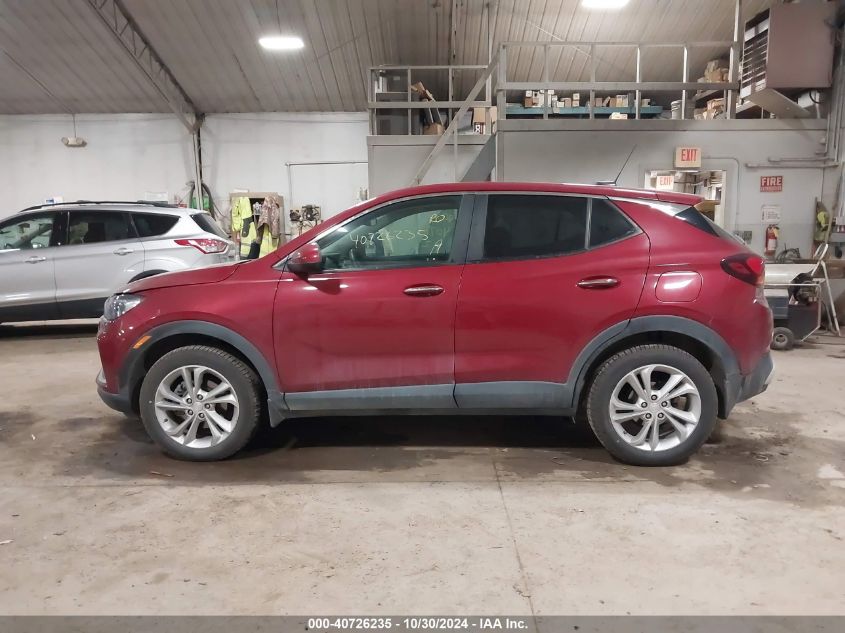 2021 Buick Encore Gx Awd Preferred VIN: KL4MMCSL2MB044214 Lot: 40726235