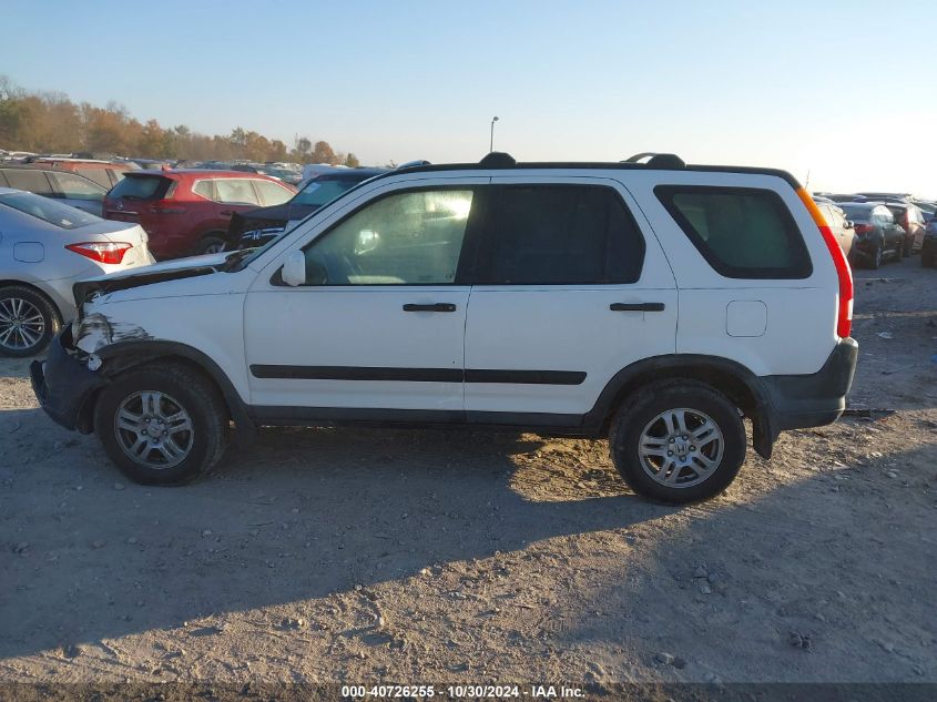 2003 Honda Cr-V Ex VIN: SHSRD78843U117626 Lot: 40726255