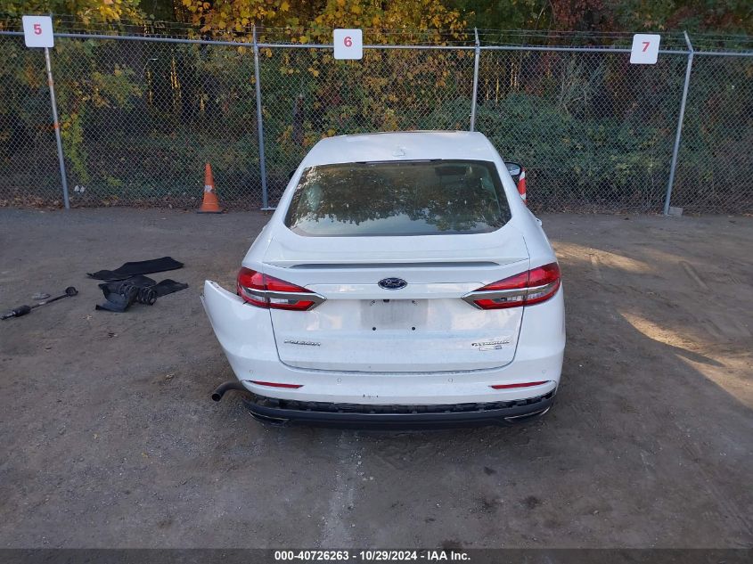 2019 FORD FUSION TITANIUM - 3FA6P0D91KR242397