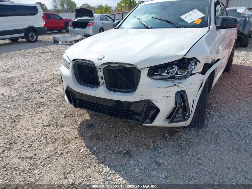 2022 BMW X4 M40I VIN: 5UX43DT0XN9K07072 Lot: 40726265